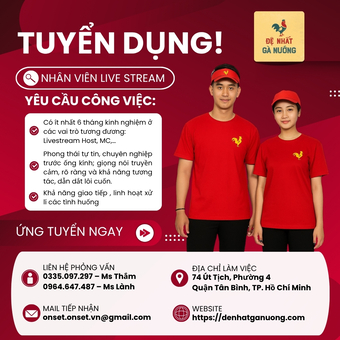 Poster tuyển dụng